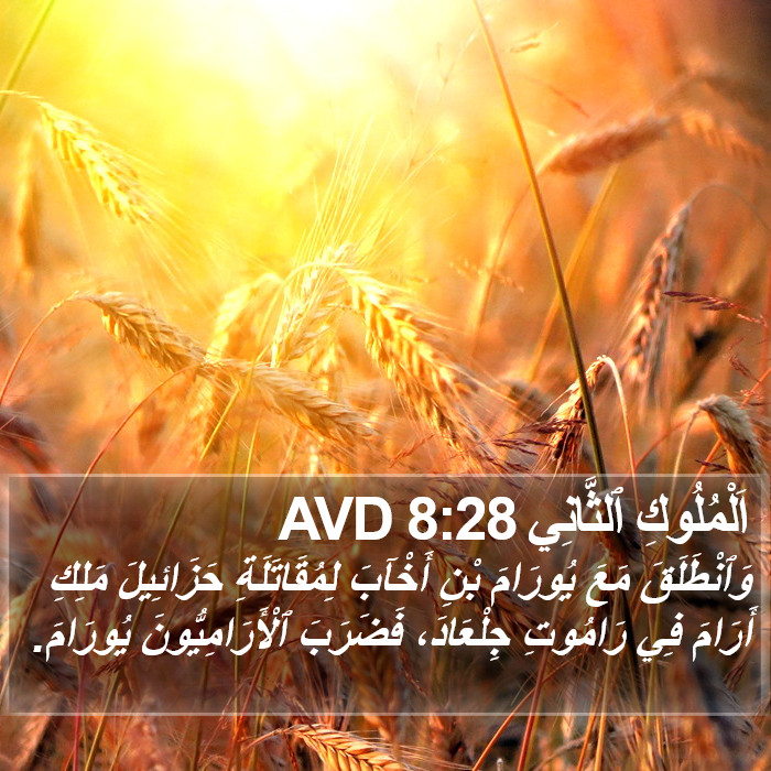 اَلْمُلُوكِ ٱلثَّانِي 8:28 AVD Bible Study