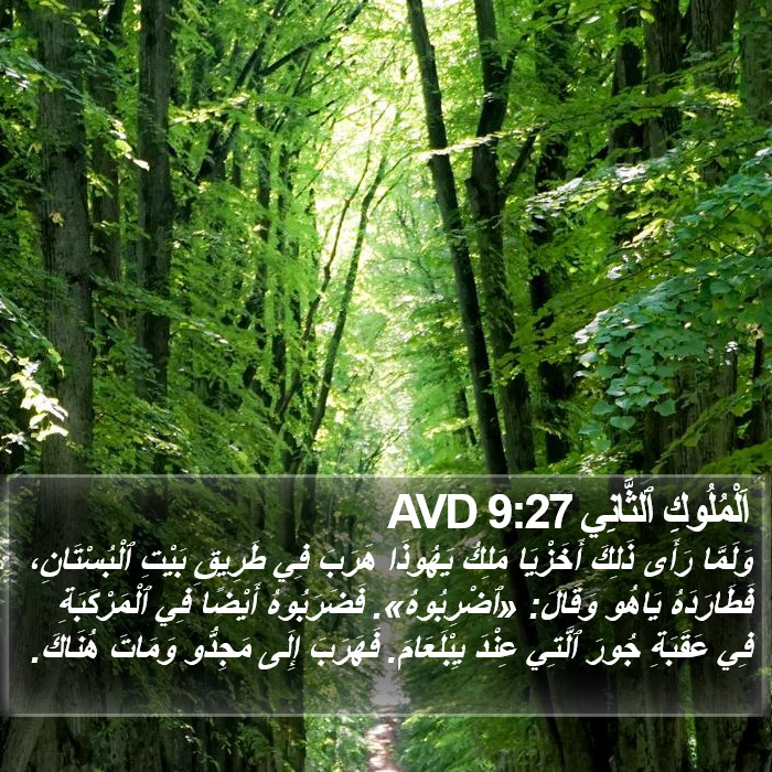 اَلْمُلُوكِ ٱلثَّانِي 9:27 AVD Bible Study