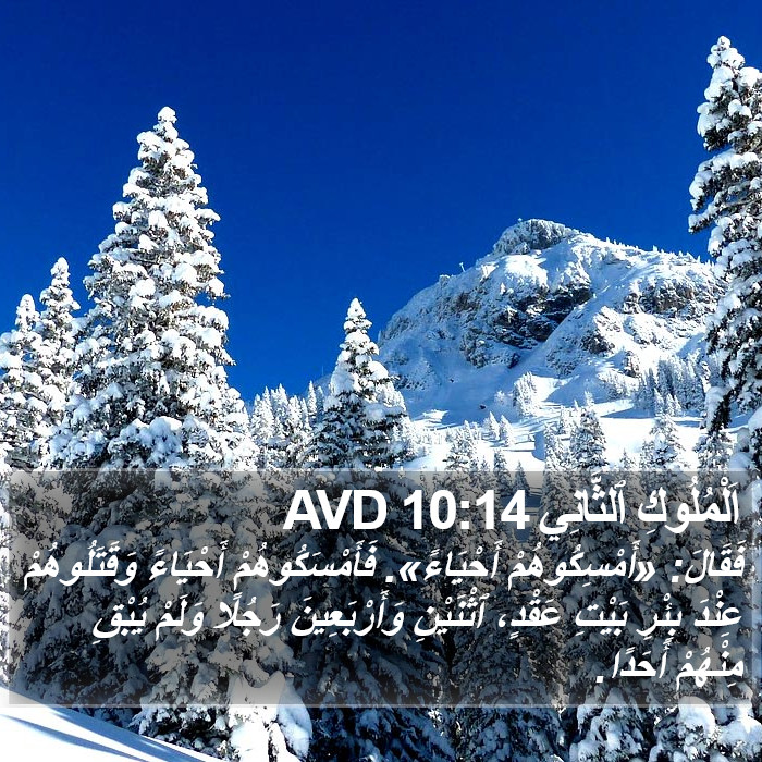 اَلْمُلُوكِ ٱلثَّانِي 10:14 AVD Bible Study