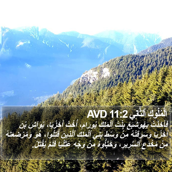 اَلْمُلُوكِ ٱلثَّانِي 11:2 AVD Bible Study