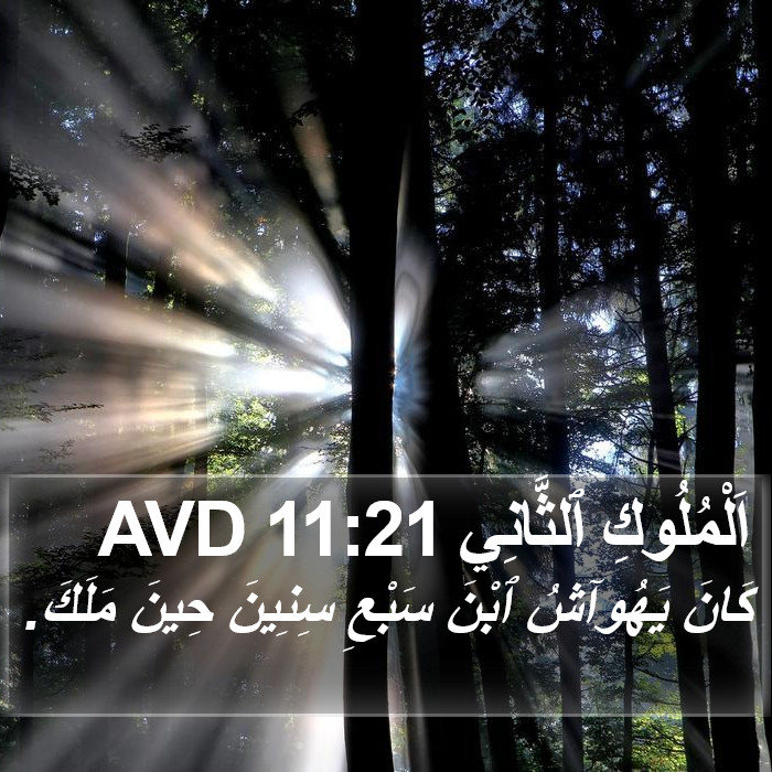 اَلْمُلُوكِ ٱلثَّانِي 11:21 AVD Bible Study