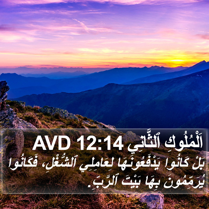 اَلْمُلُوكِ ٱلثَّانِي 12:14 AVD Bible Study