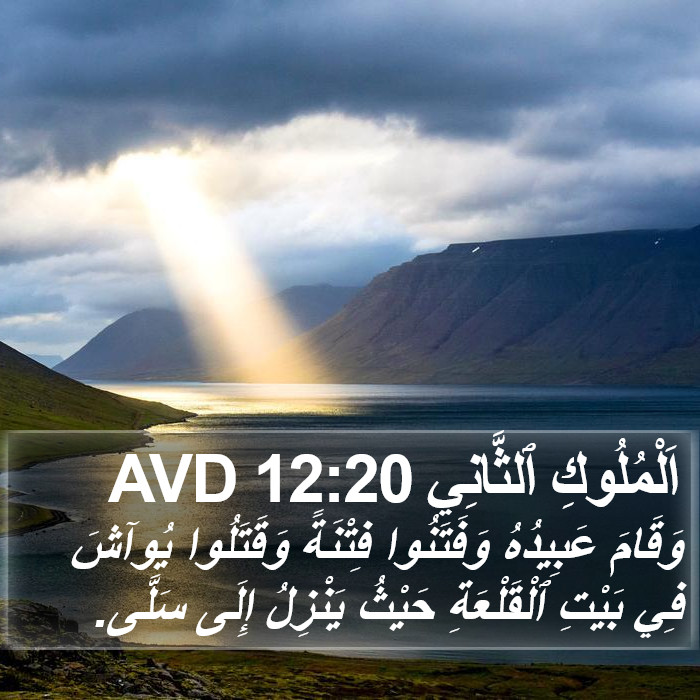 اَلْمُلُوكِ ٱلثَّانِي 12:20 AVD Bible Study