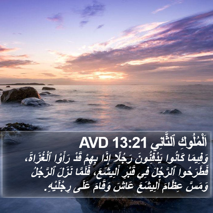 اَلْمُلُوكِ ٱلثَّانِي 13:21 AVD Bible Study