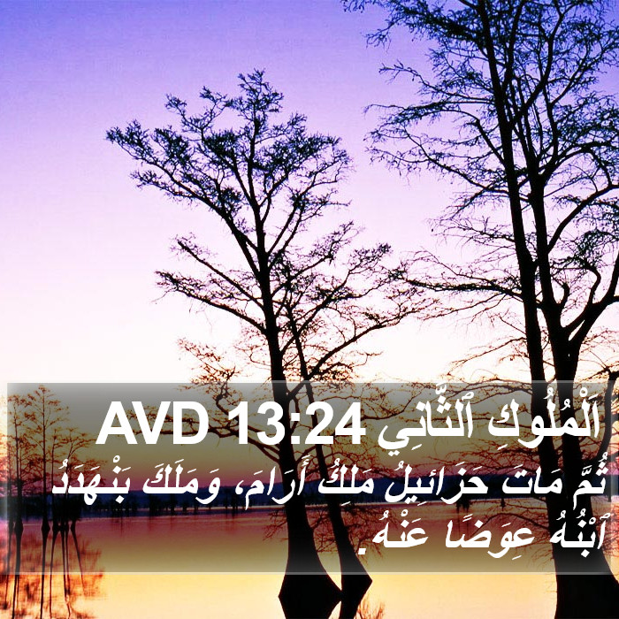 اَلْمُلُوكِ ٱلثَّانِي 13:24 AVD Bible Study