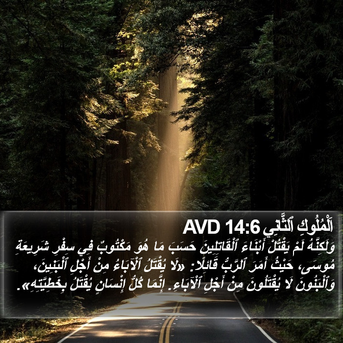 اَلْمُلُوكِ ٱلثَّانِي 14:6 AVD Bible Study