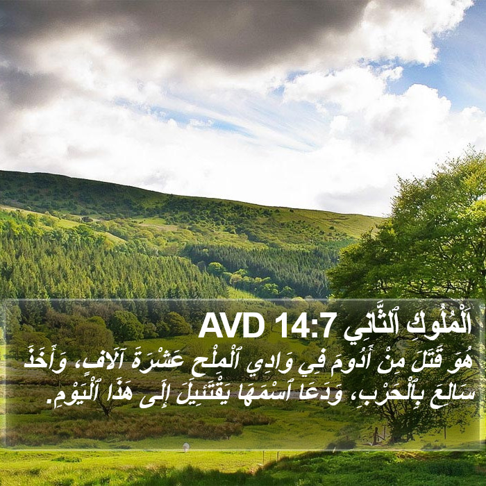 اَلْمُلُوكِ ٱلثَّانِي 14:7 AVD Bible Study