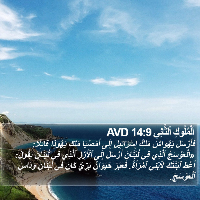 اَلْمُلُوكِ ٱلثَّانِي 14:9 AVD Bible Study