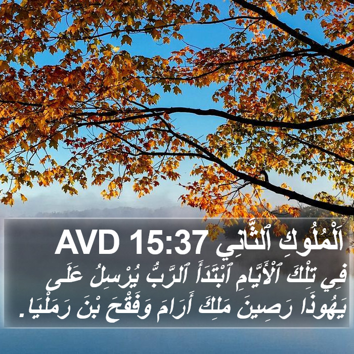 اَلْمُلُوكِ ٱلثَّانِي 15:37 AVD Bible Study