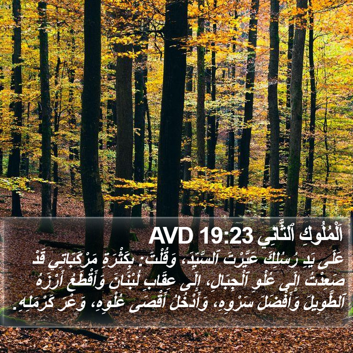 اَلْمُلُوكِ ٱلثَّانِي 19:23 AVD Bible Study