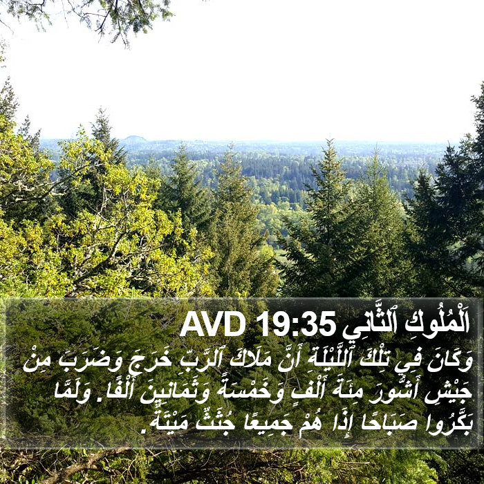 اَلْمُلُوكِ ٱلثَّانِي 19:35 AVD Bible Study