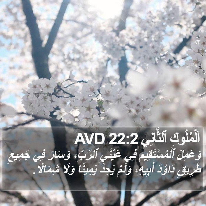 اَلْمُلُوكِ ٱلثَّانِي 22:2 AVD Bible Study