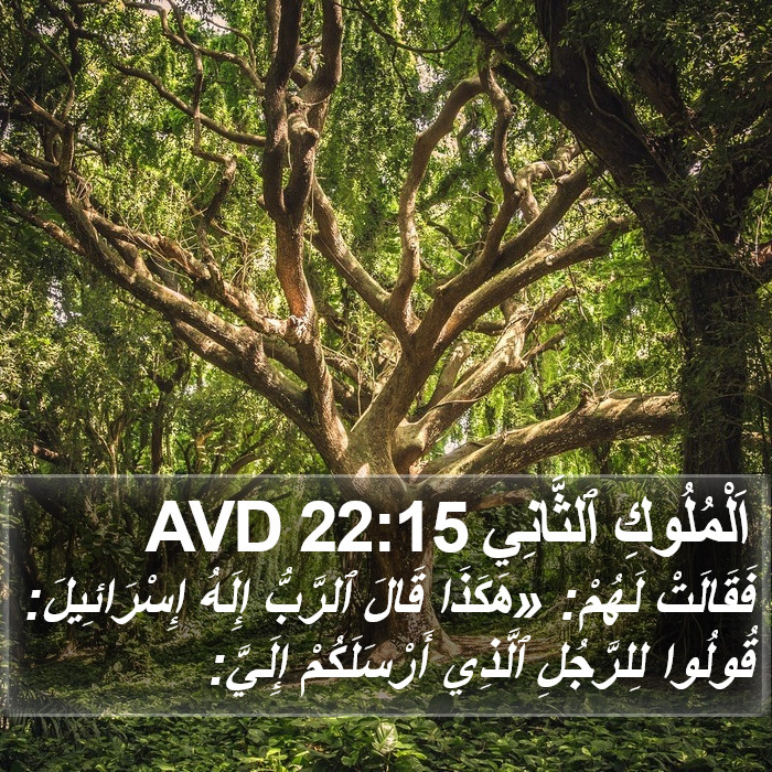 اَلْمُلُوكِ ٱلثَّانِي 22:15 AVD Bible Study