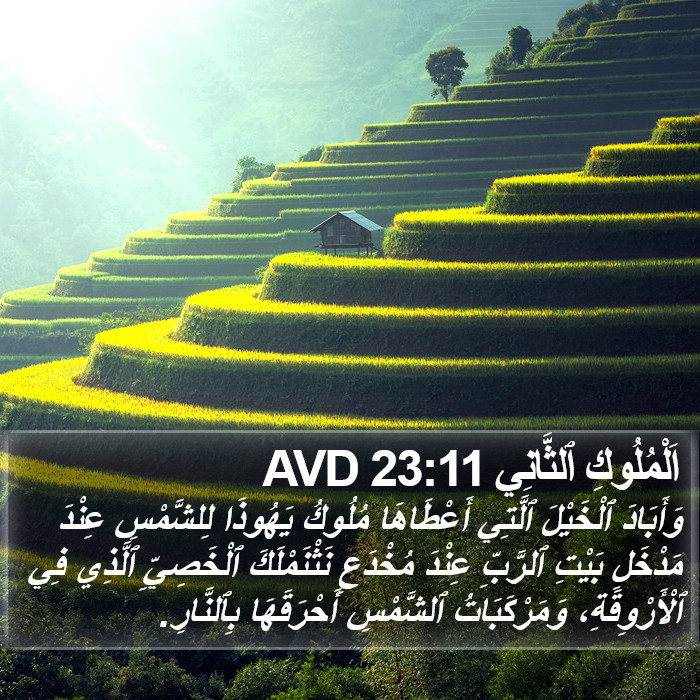 اَلْمُلُوكِ ٱلثَّانِي 23:11 AVD Bible Study