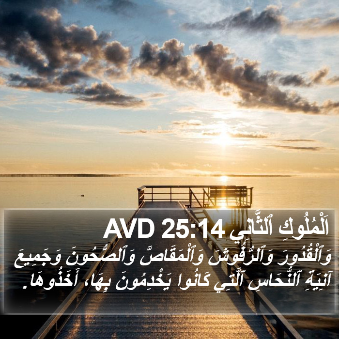 اَلْمُلُوكِ ٱلثَّانِي 25:14 AVD Bible Study