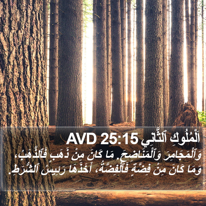 اَلْمُلُوكِ ٱلثَّانِي 25:15 AVD Bible Study