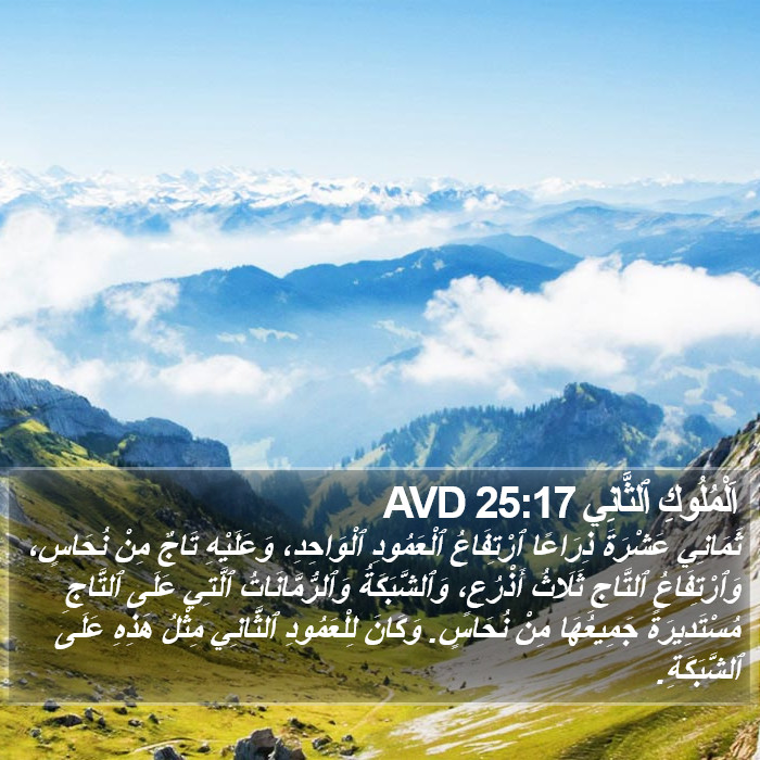 اَلْمُلُوكِ ٱلثَّانِي 25:17 AVD Bible Study