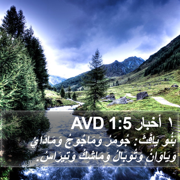 ١ أخبار 1:5 AVD Bible Study