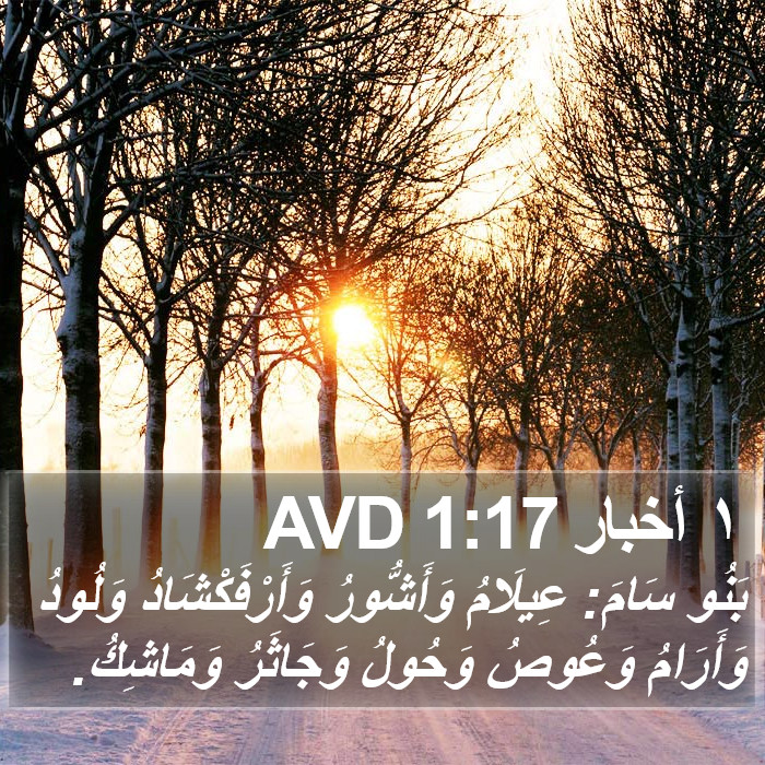 ١ أخبار 1:17 AVD Bible Study