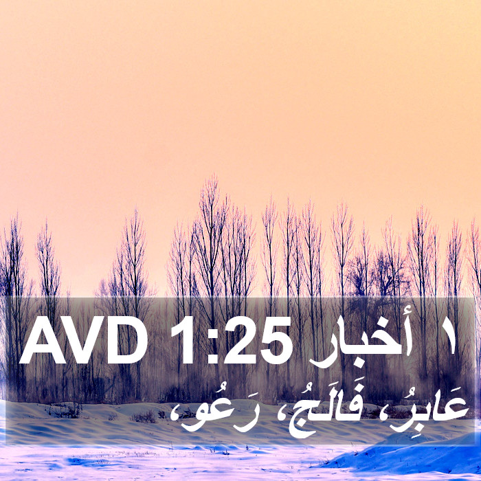 ١ أخبار 1:25 AVD Bible Study