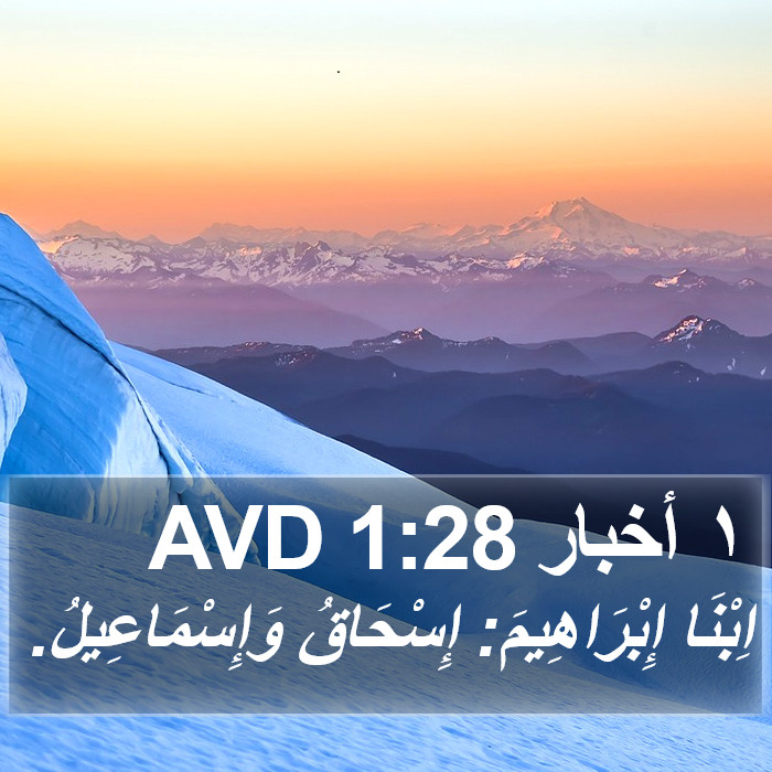 ١ أخبار 1:28 AVD Bible Study