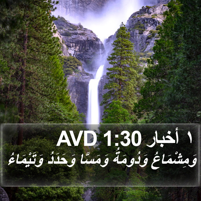 ١ أخبار 1:30 AVD Bible Study