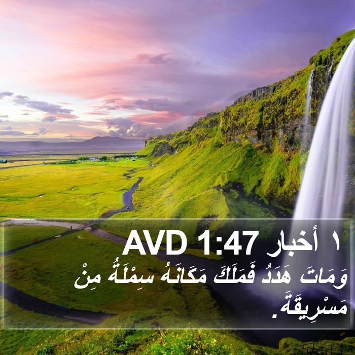 ١ أخبار 1:47 AVD Bible Study