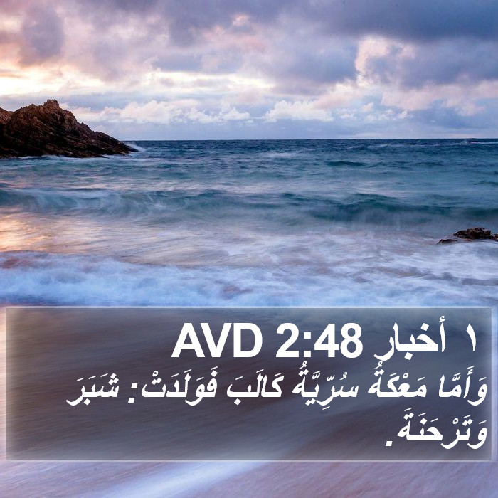 ١ أخبار 2:48 AVD Bible Study