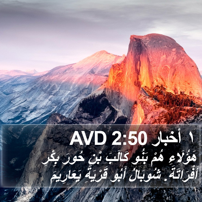 ١ أخبار 2:50 AVD Bible Study