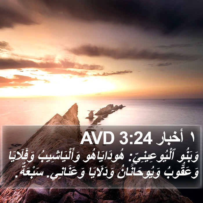 ١ أخبار 3:24 AVD Bible Study