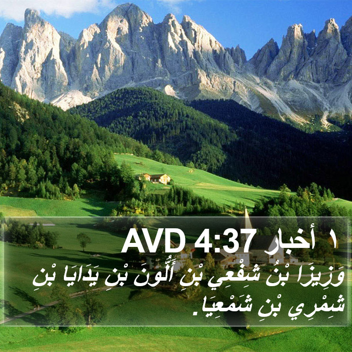 ١ أخبار 4:37 AVD Bible Study