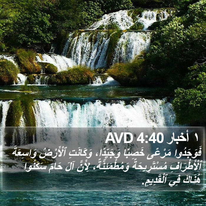 ١ أخبار 4:40 AVD Bible Study