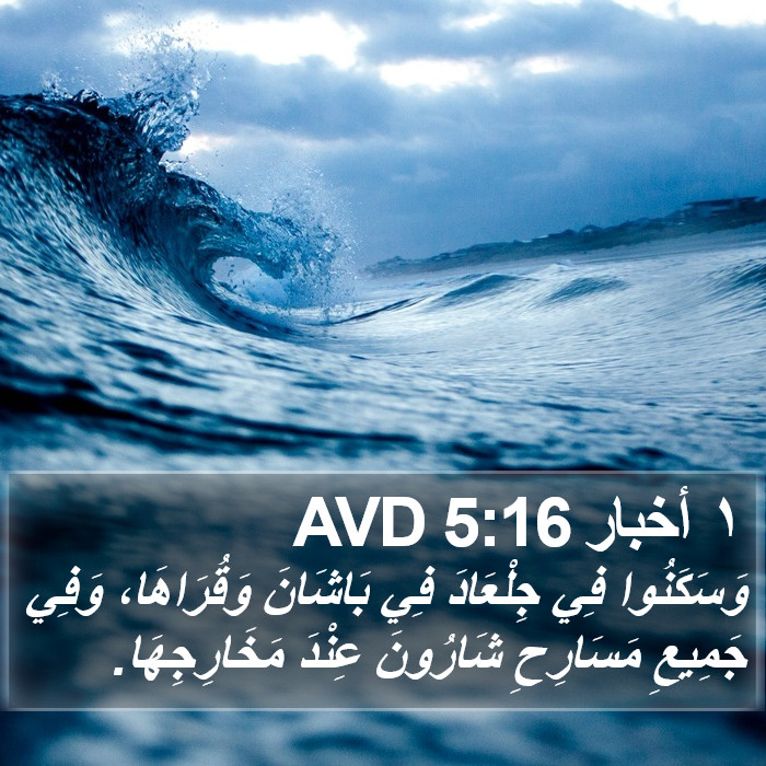 ١ أخبار 5:16 AVD Bible Study