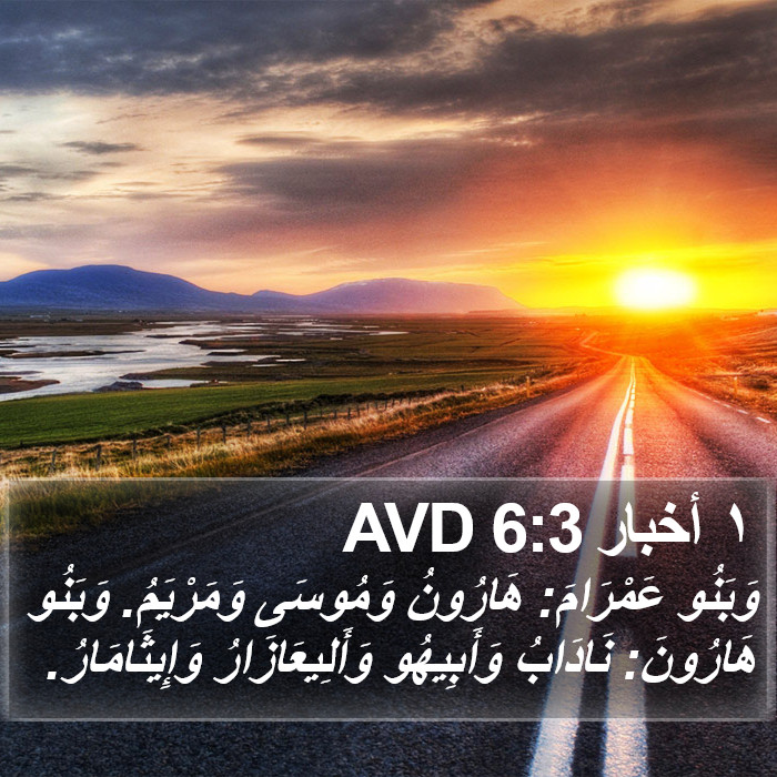 ١ أخبار 6:3 AVD Bible Study