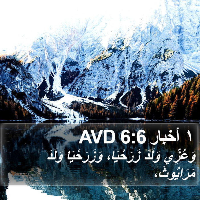 ١ أخبار 6:6 AVD Bible Study
