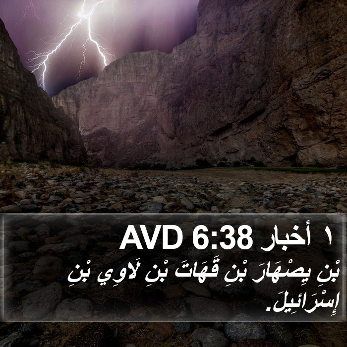 ١ أخبار 6:38 AVD Bible Study