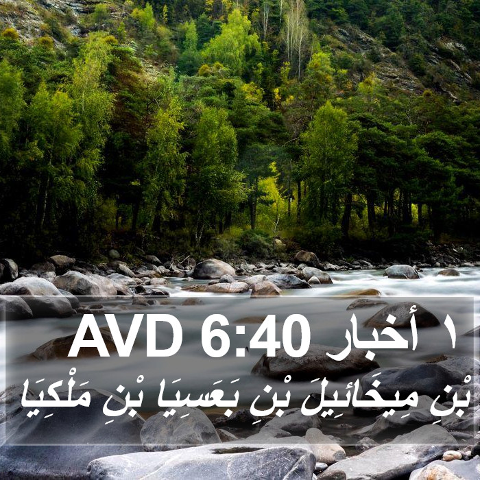 ١ أخبار 6:40 AVD Bible Study