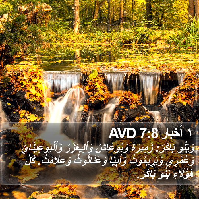 ١ أخبار 7:8 AVD Bible Study