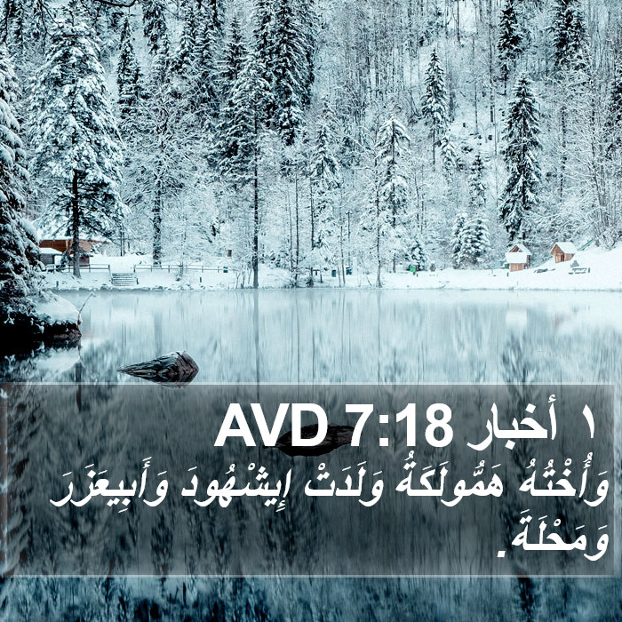 ١ أخبار 7:18 AVD Bible Study