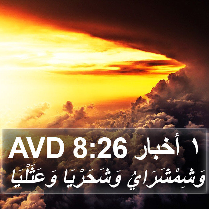 ١ أخبار 8:26 AVD Bible Study