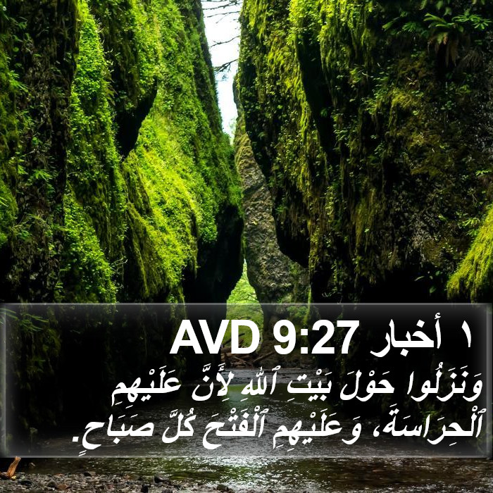 ١ أخبار 9:27 AVD Bible Study