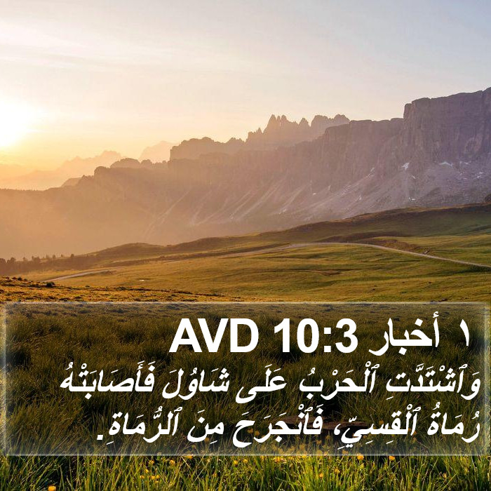 ١ أخبار 10:3 AVD Bible Study