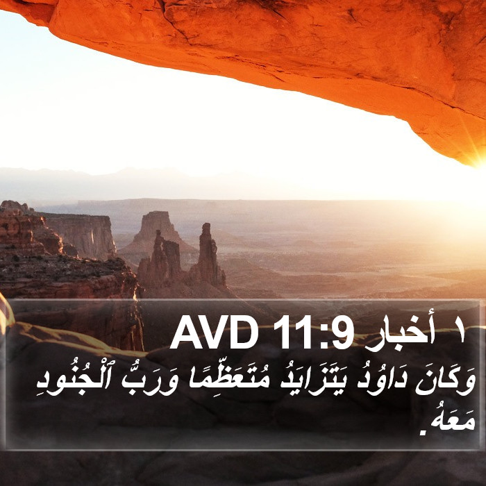 ١ أخبار 11:9 AVD Bible Study