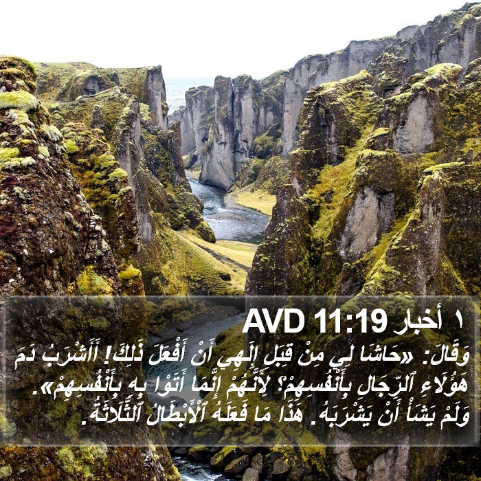 ١ أخبار 11:19 AVD Bible Study