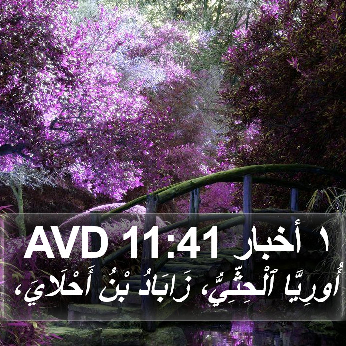 ١ أخبار 11:41 AVD Bible Study
