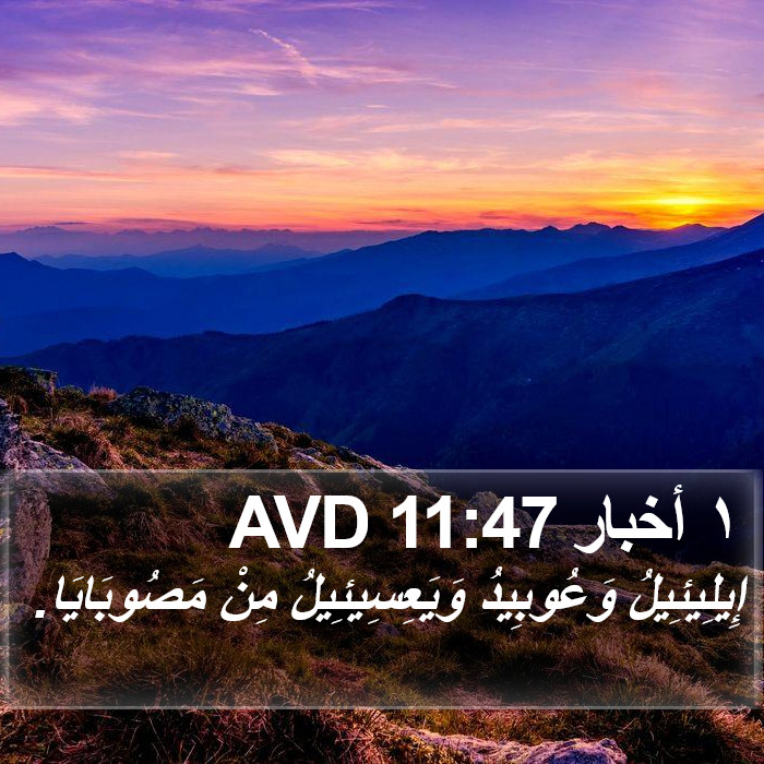 ١ أخبار 11:47 AVD Bible Study