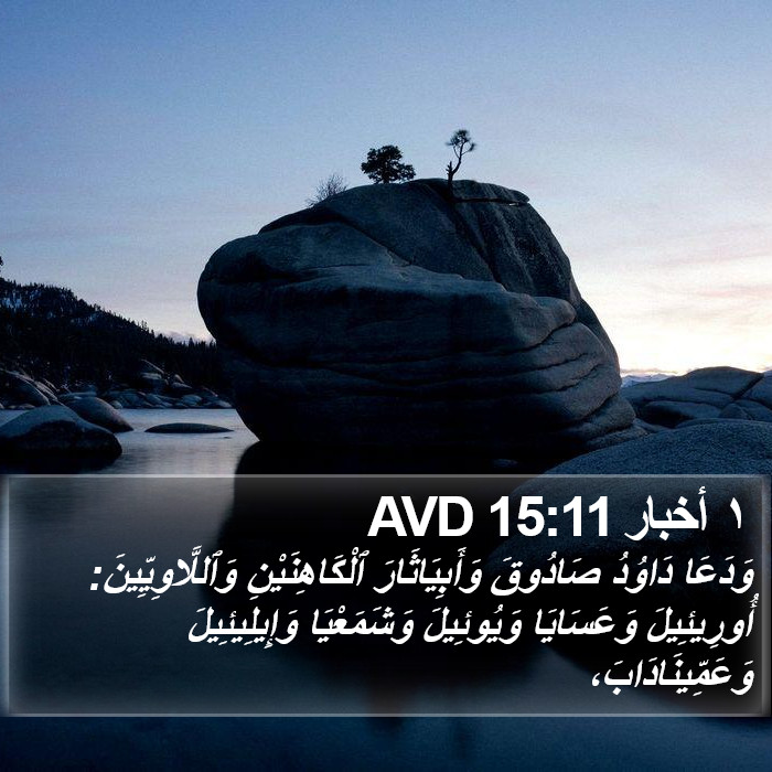 ١ أخبار 15:11 AVD Bible Study