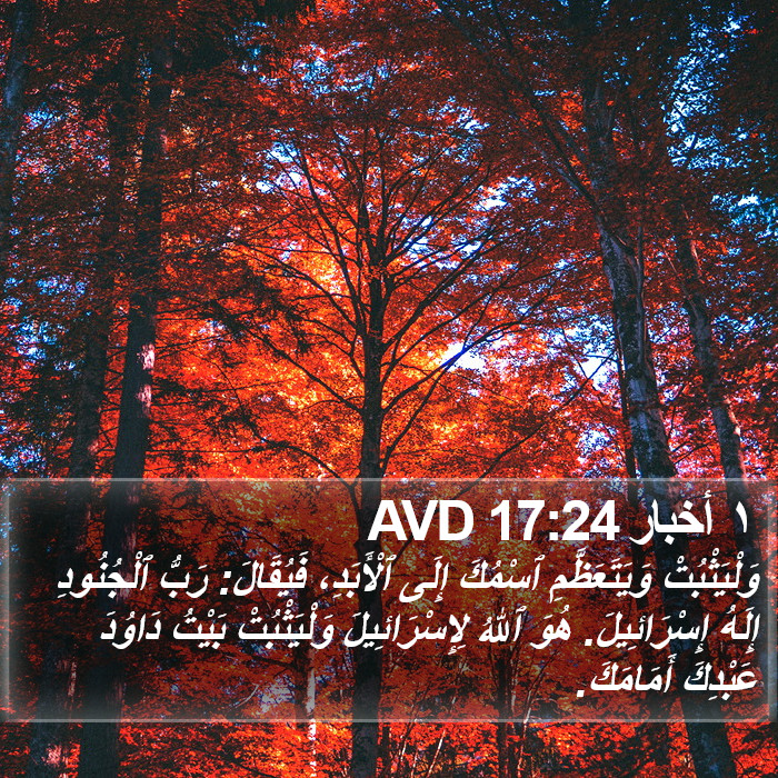 ١ أخبار 17:24 AVD Bible Study