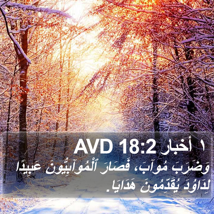 ١ أخبار 18:2 AVD Bible Study