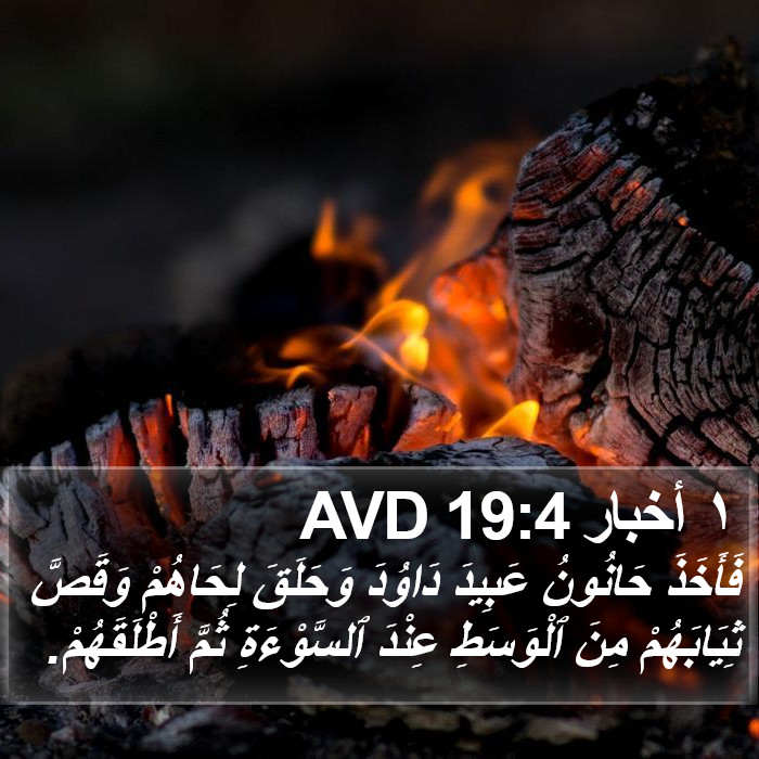 ١ أخبار 19:4 AVD Bible Study